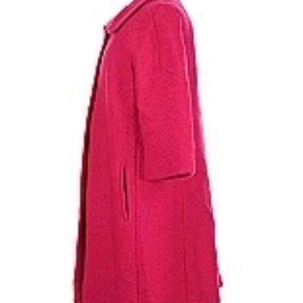 Ann Taylor Pink Wool Coat Size L - Picture 4 of 6